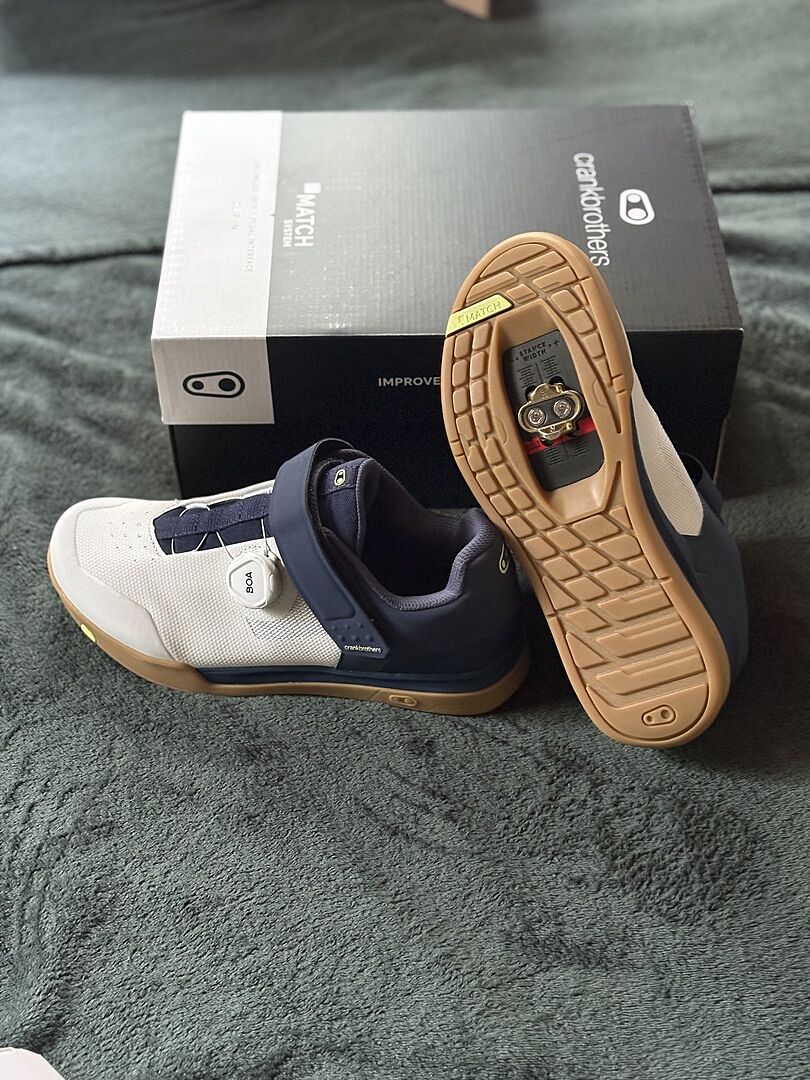Crankbrothers Mallet BOA chaussures VTT navy grey automatique