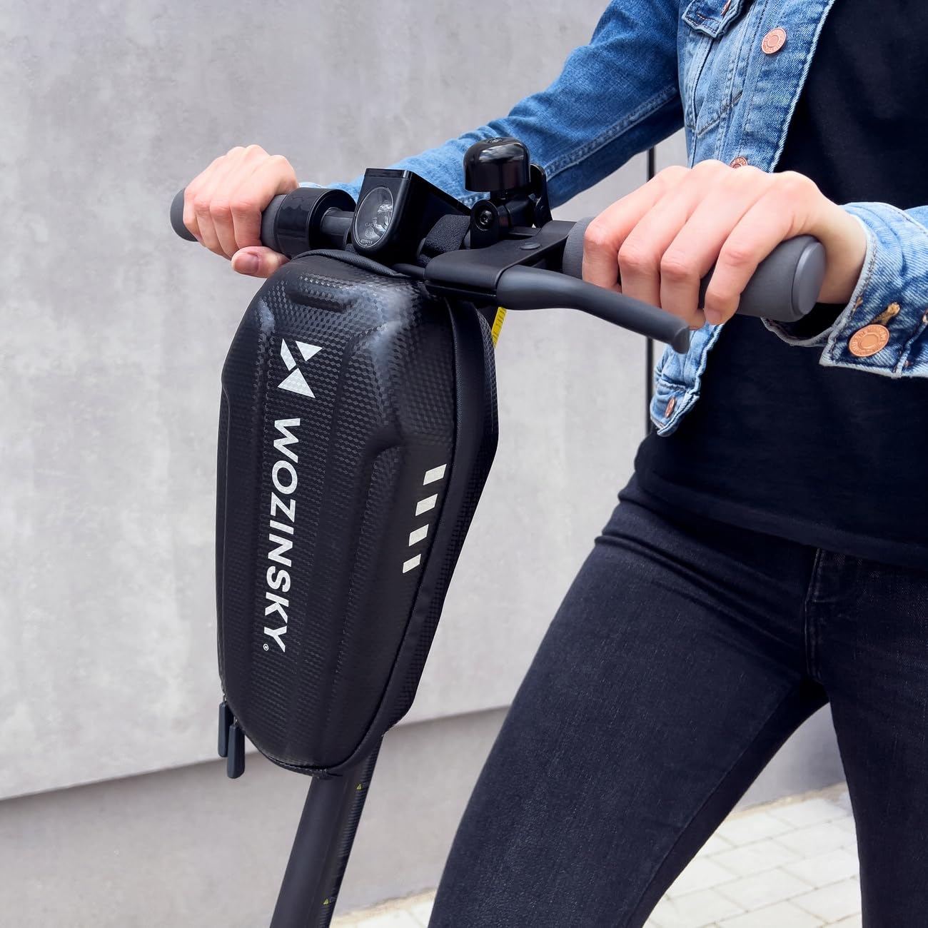WOZINSKY WSB4BK sacoche trottinette 3L étanche noire