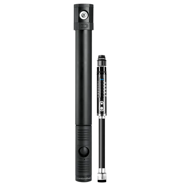 Crankbrothers Klic HV Gauge pompe main Midnight manomètre