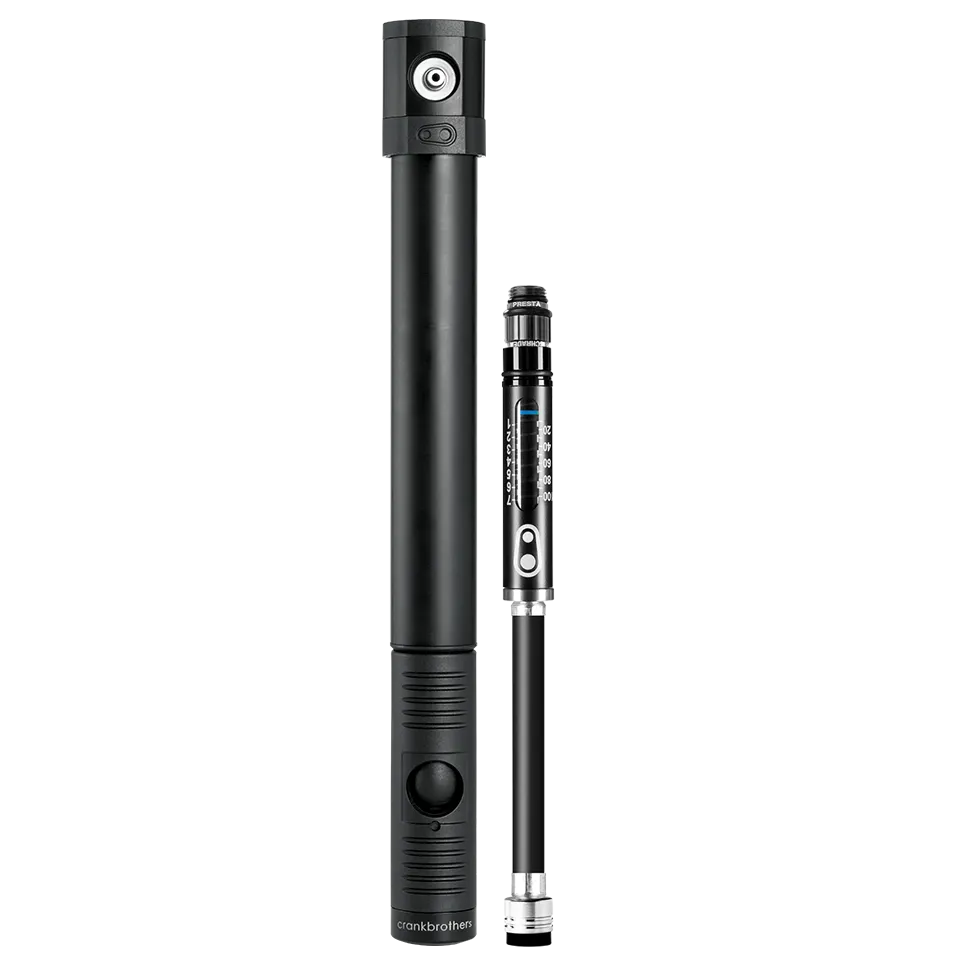 Crankbrothers Klic HV Gauge pompe main Midnight manomètre