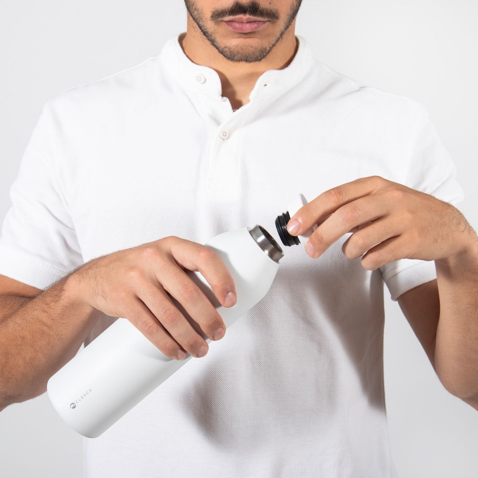 Closca Thermo Bottles Minimal White gourde 450ml