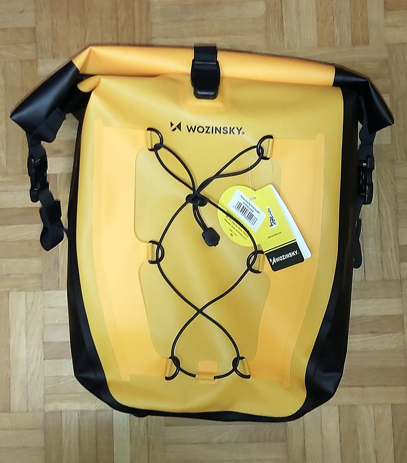 Wozinsky WBB24YE sac étanche porte-bagages 25L jaune