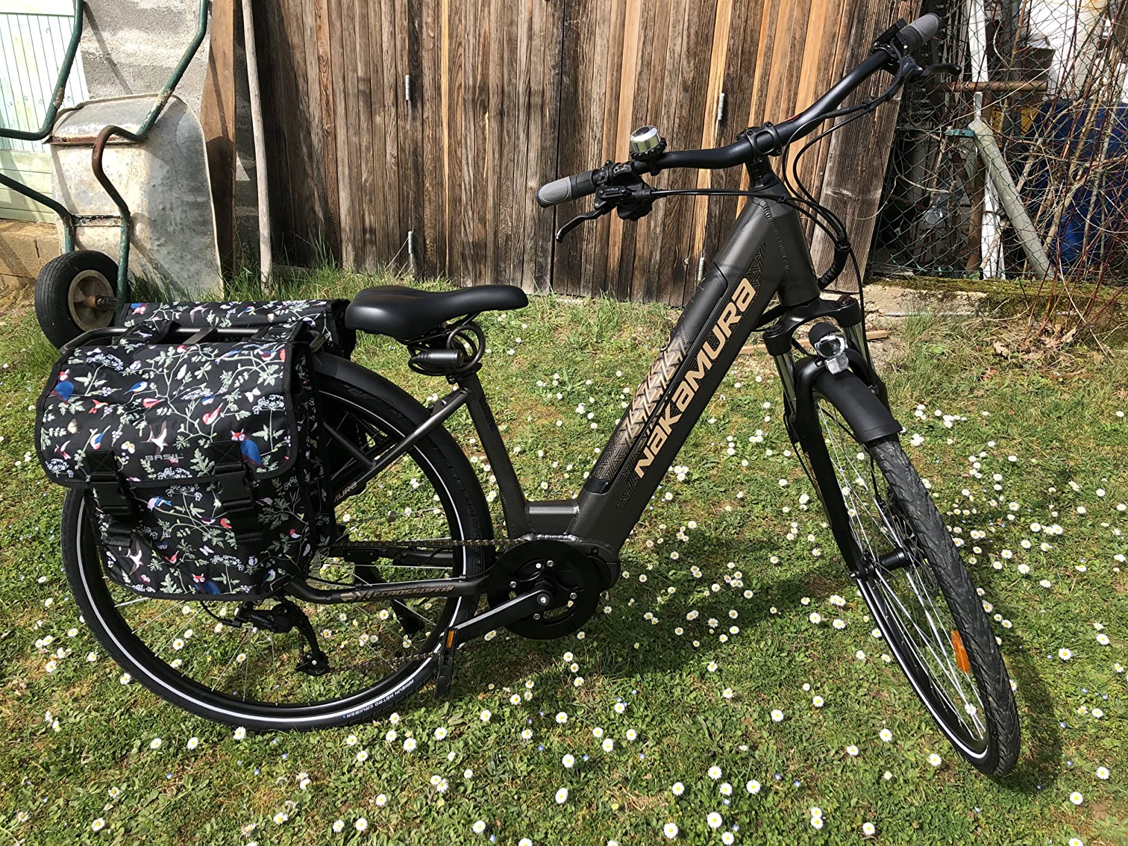 Basil Wanderlust Sacoche Vélo Charcoal 35 L Porte-Bagages