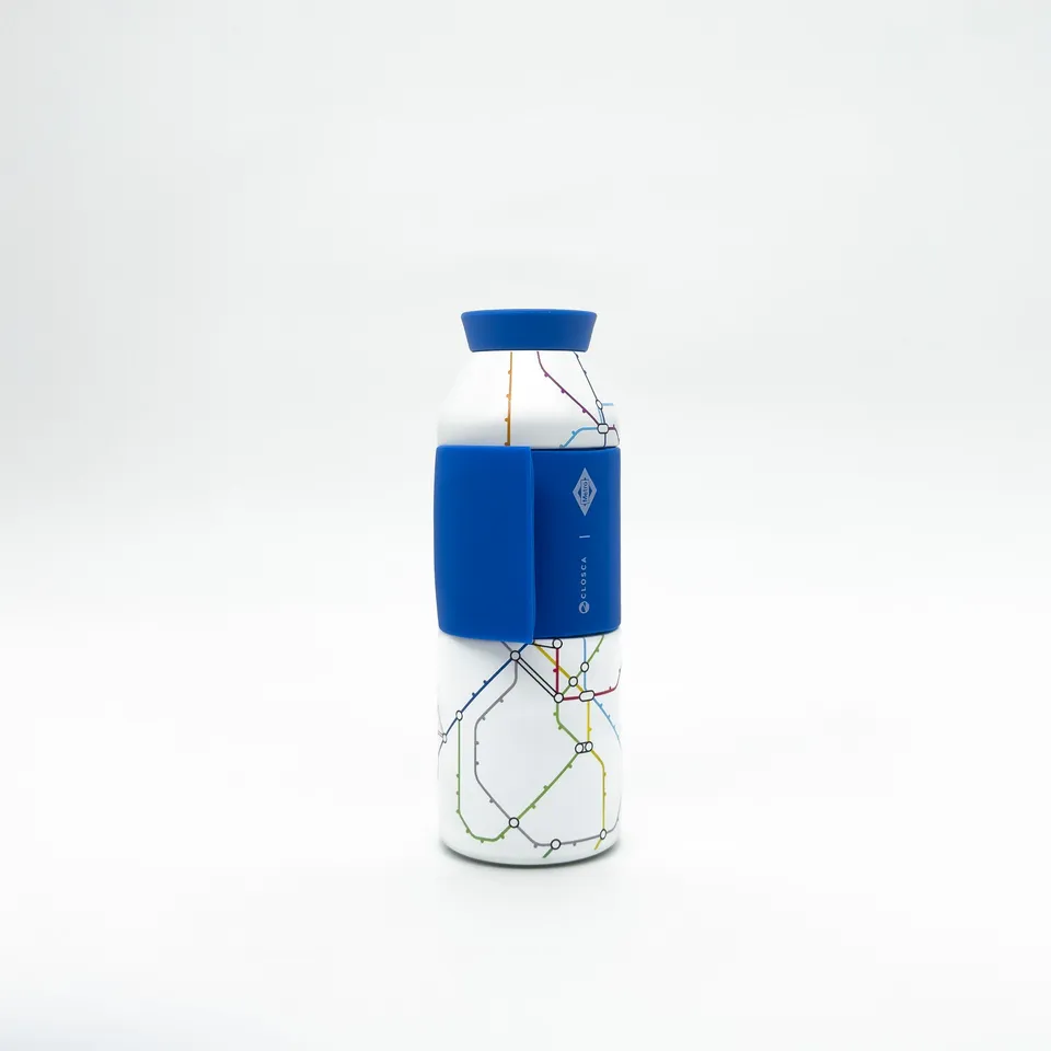 Closca Travel Madrid Blue gourde isotherme 450 ml