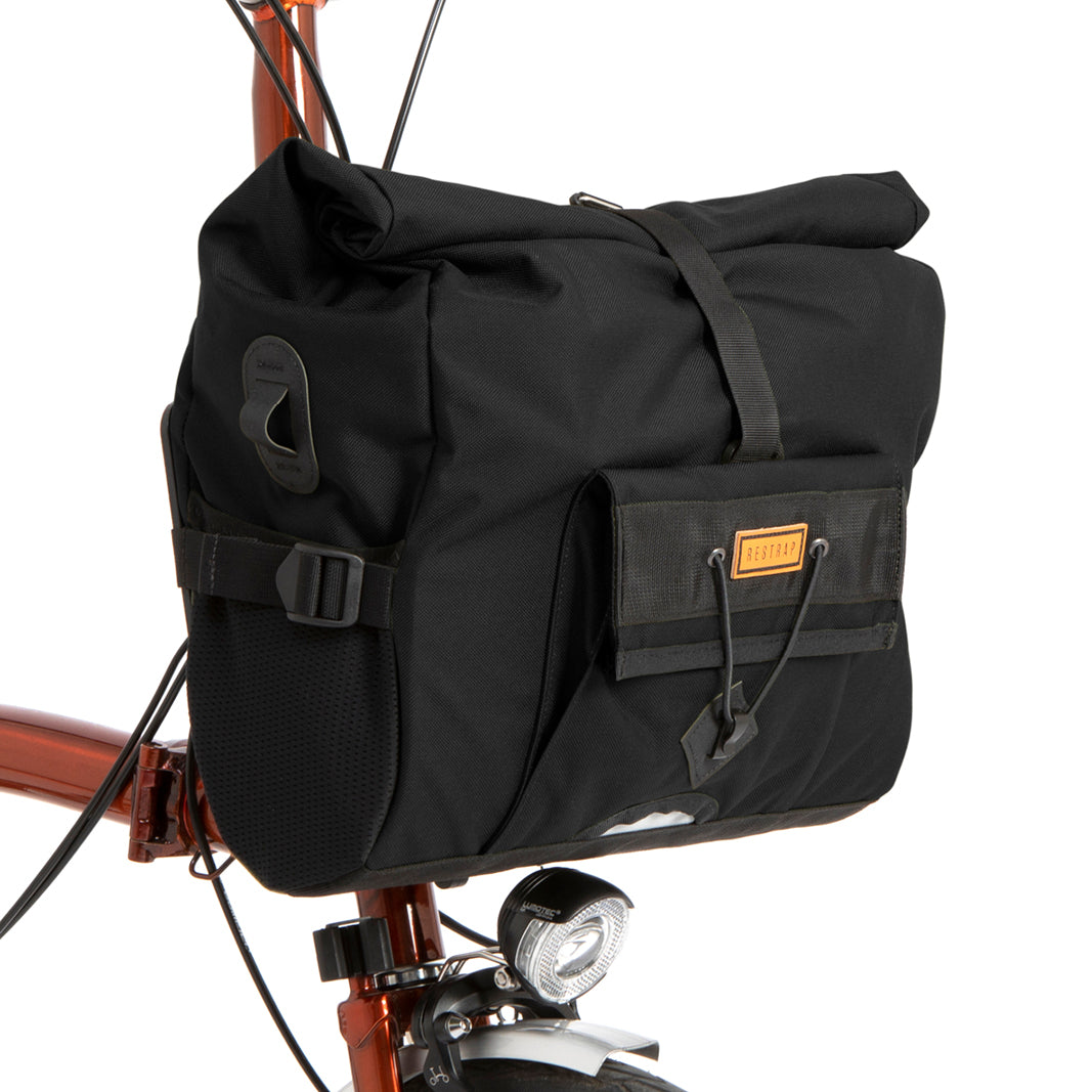 Restrap City Loader 20L sacoche vélo pliant noire étanche