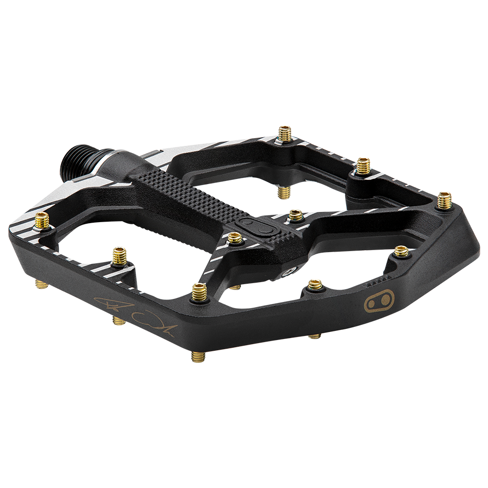Crankbrothers Stamp 7 Large Pédales Plates Alu Noir Édition Fabio