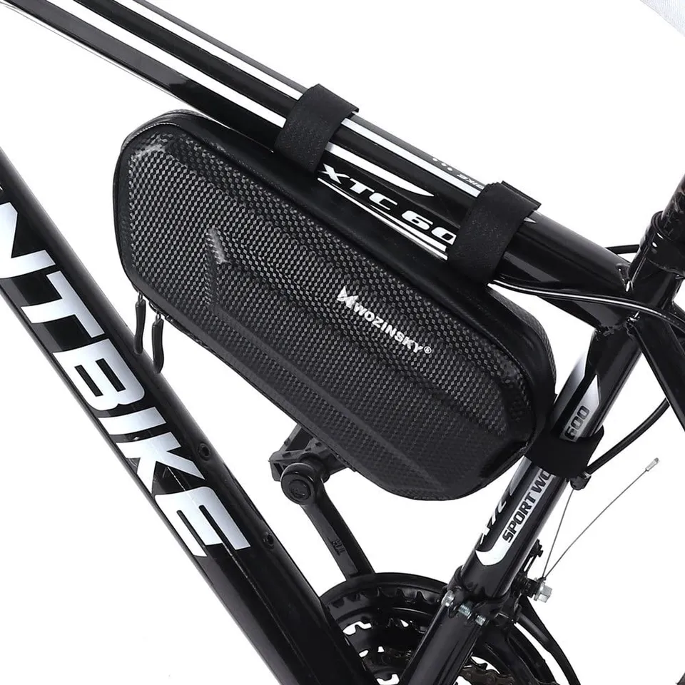 Wozinsky Sacoches de Cadre Sacoche Vélo 1,5 L Noir Étanche