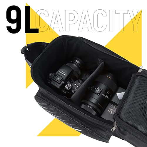WOZINSKY WBB22BK Sacoche Porte-Bagages 9L Noir Étanche