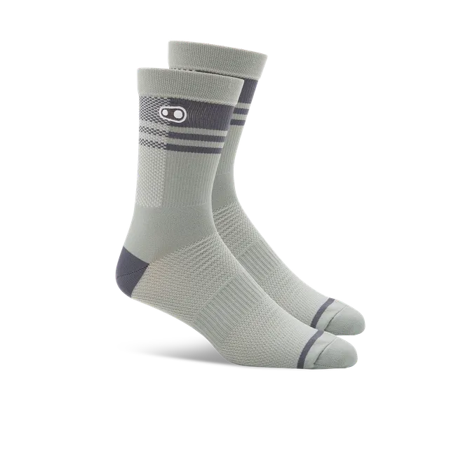 Crankbrothers Icon chaussettes VTT Sage/Grey S/M