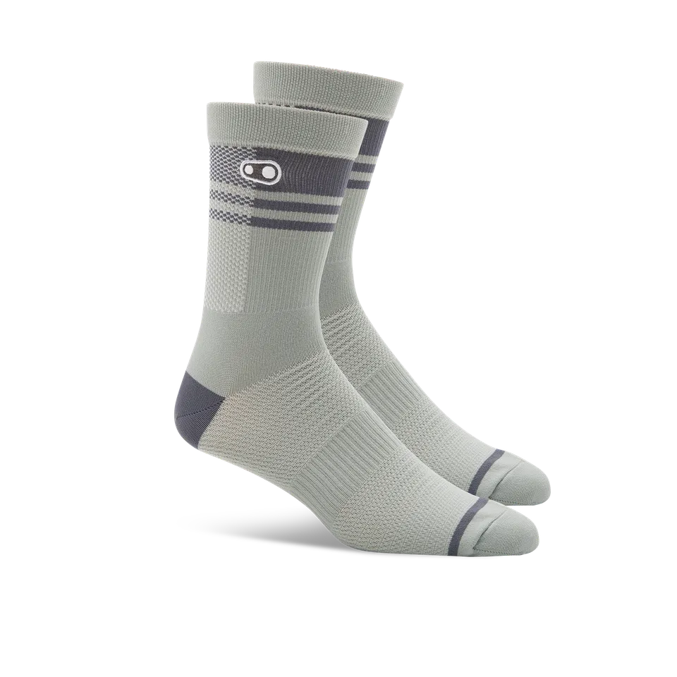 Crankbrothers Icon chaussettes VTT Sage/Grey S/M