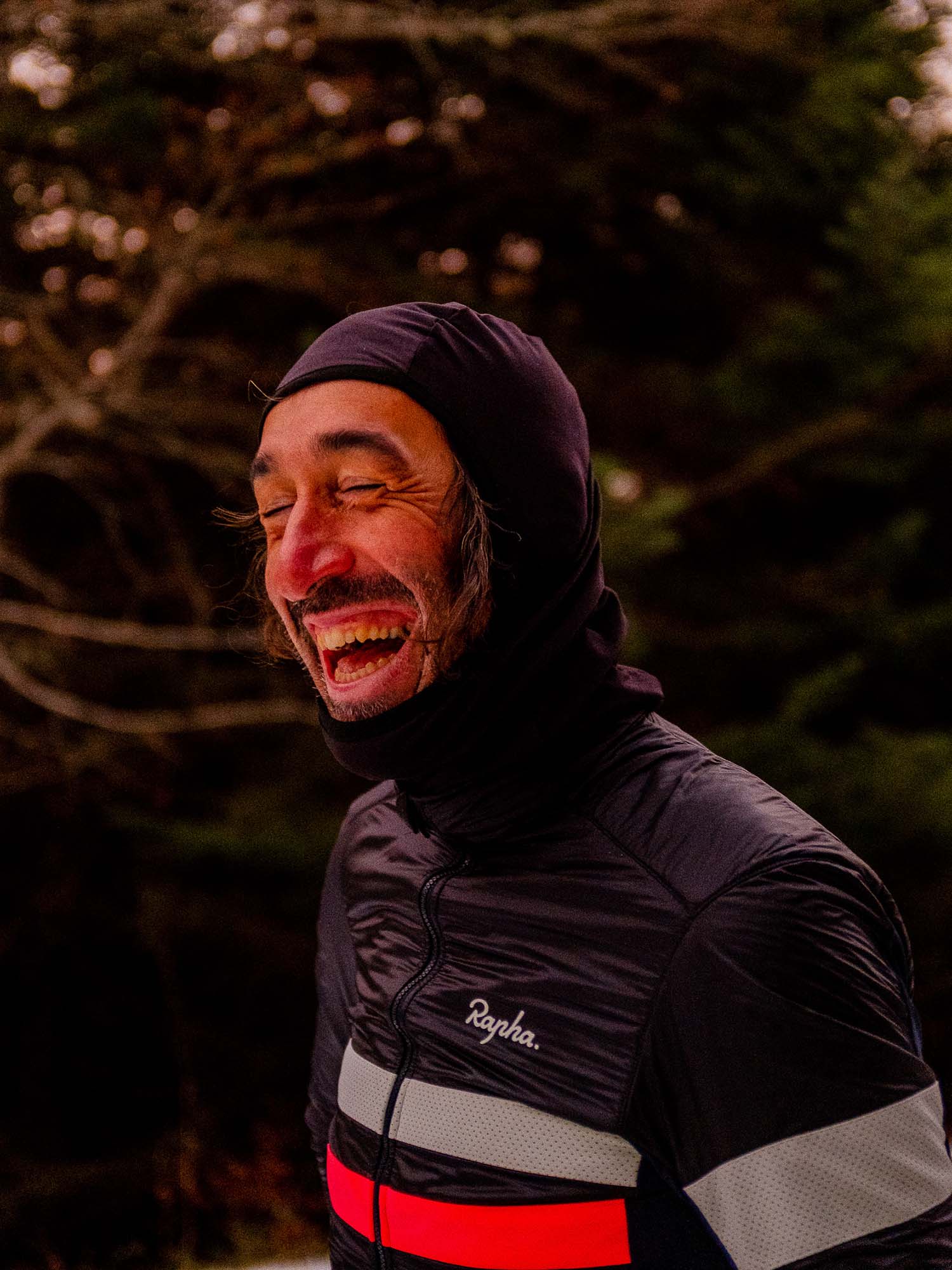 Atelier Velocidade cagoule mérinos vélo noir taille unique