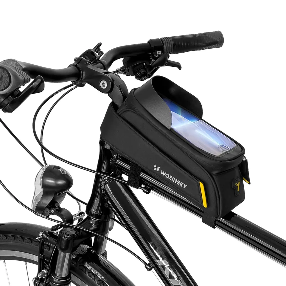 Wozinsky Sacoches de cadre 2 L sacoche vélo étanche noir