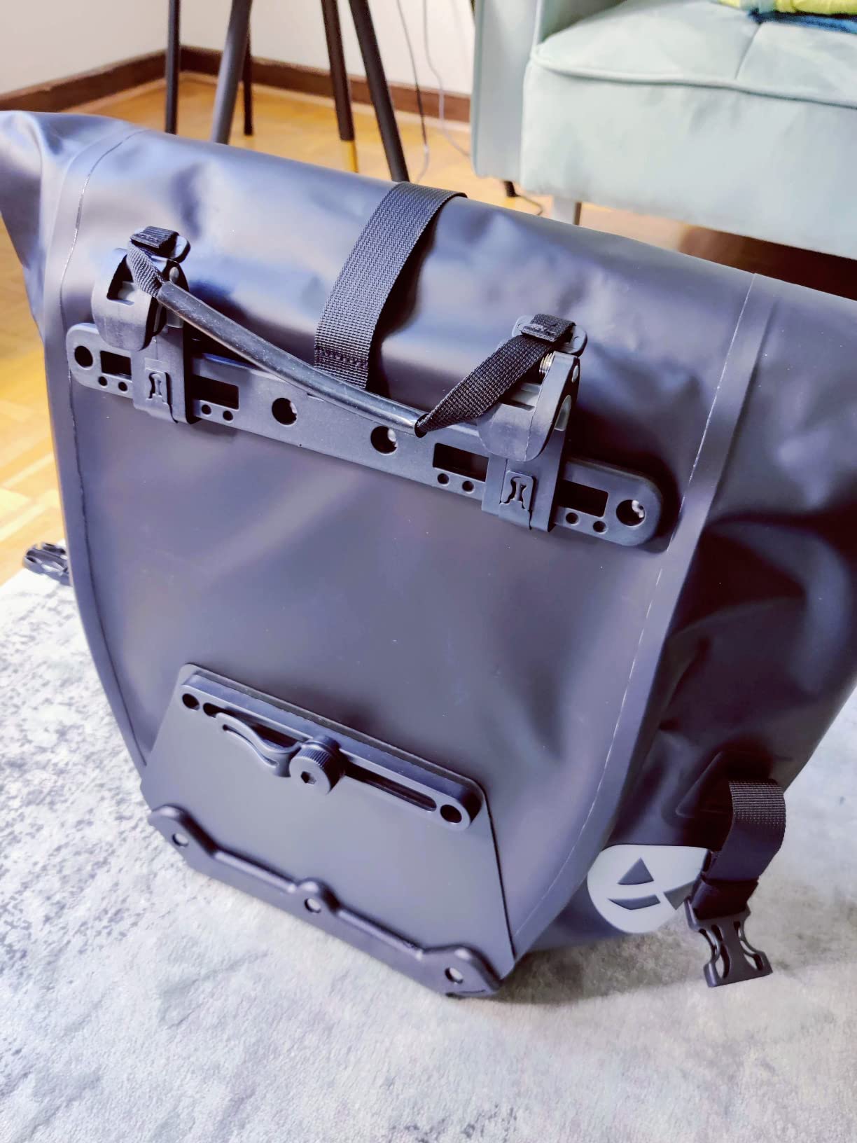 Wozinsky Sacoche Vélo Étanche 25L Noire