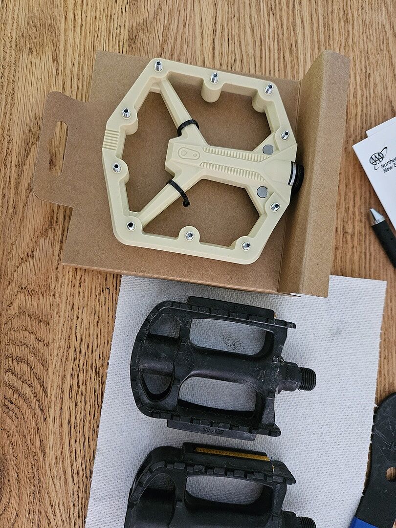 Crankbrothers Stamp 1 Gen 2 Large Pédales Plates Nylon Noir Concaves