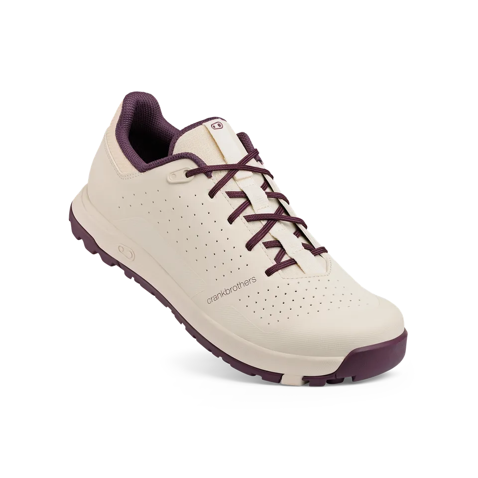 Crankbrothers Mallet Trail Lace chaussures VTT Swan/Purple lacets