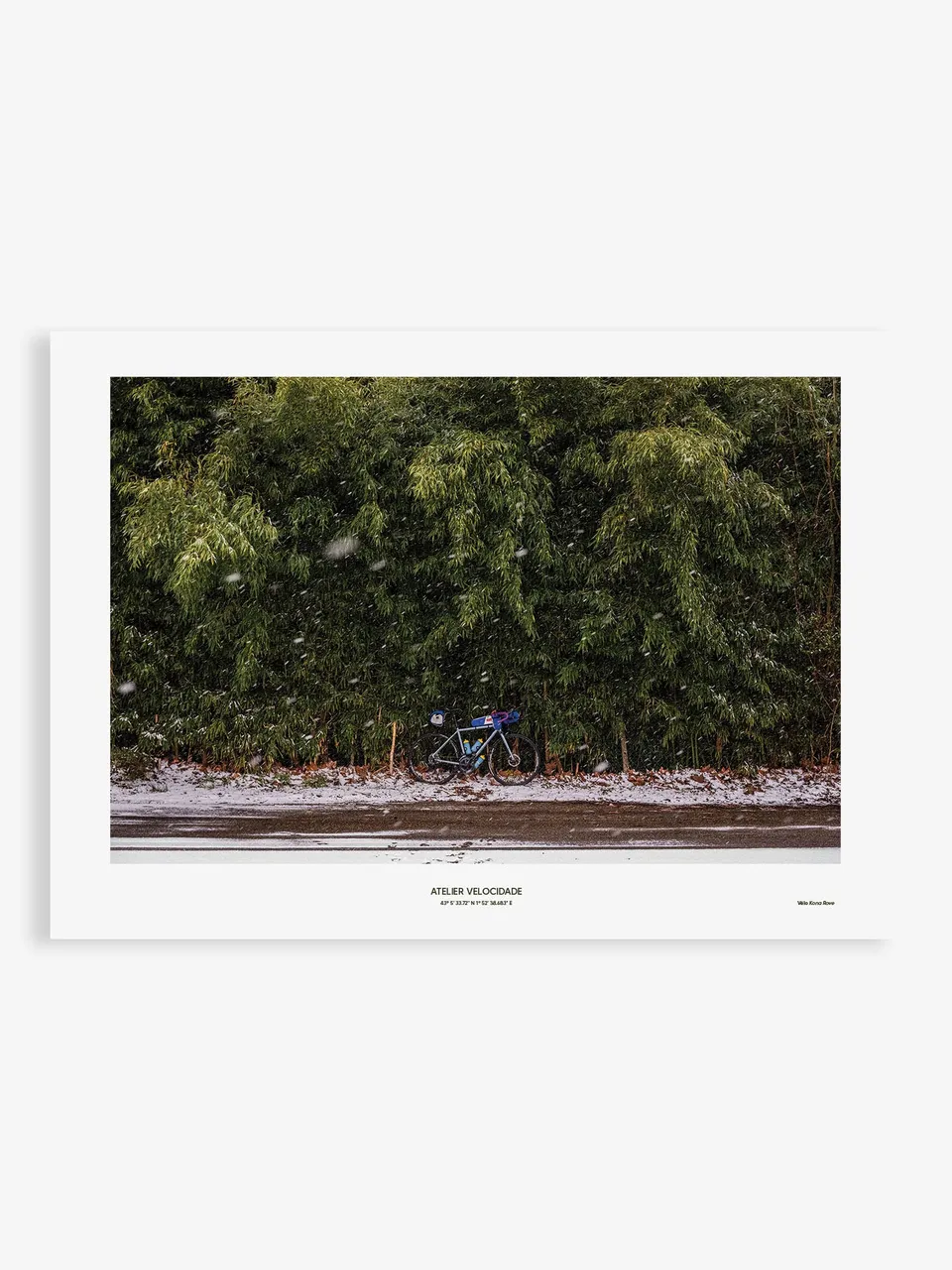 Atelier Velocidade Photo 50x70 affiche bikepacking nº 6