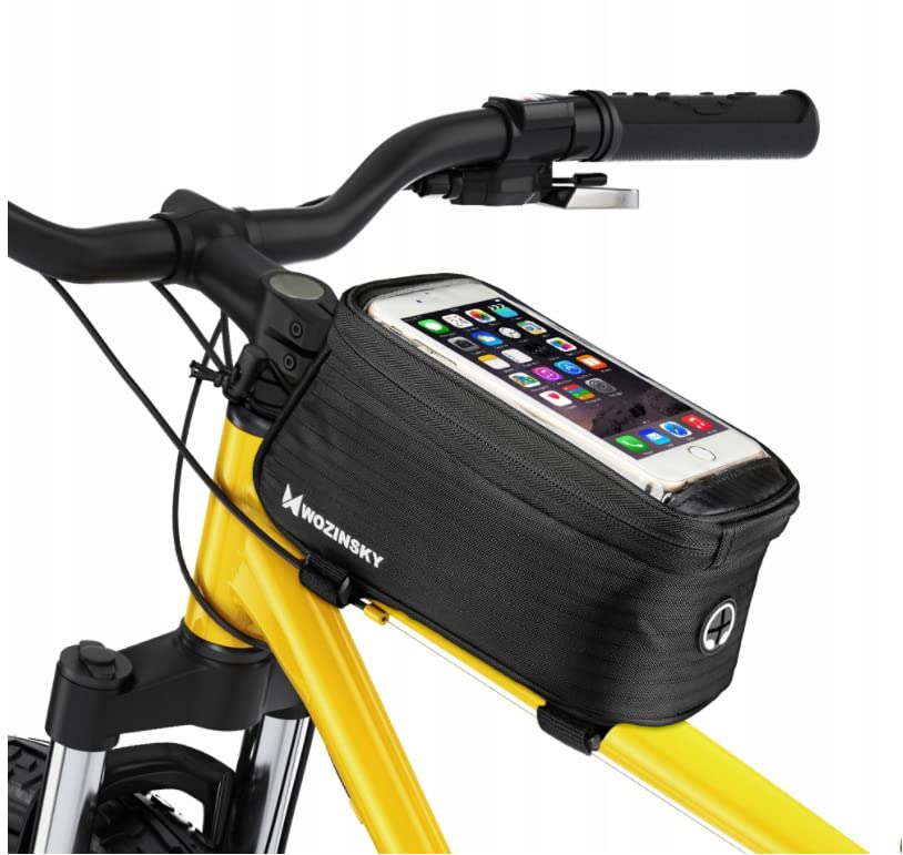 Wozinsky Sacoches de cadre WBB2BK sacoche vélo 1,5 L noir étanche