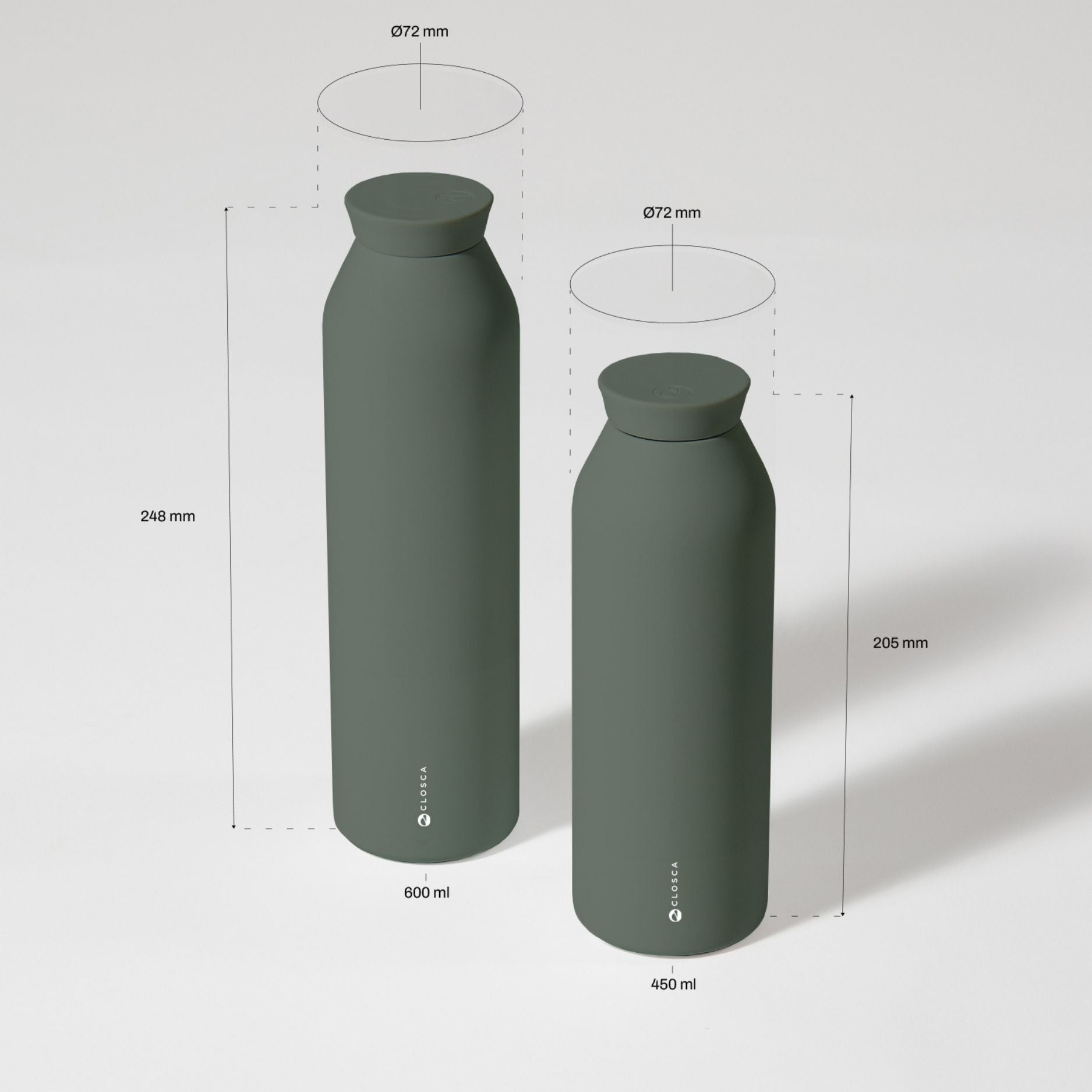 Closca Minimal Amazonia gourde isotherme 450 ml