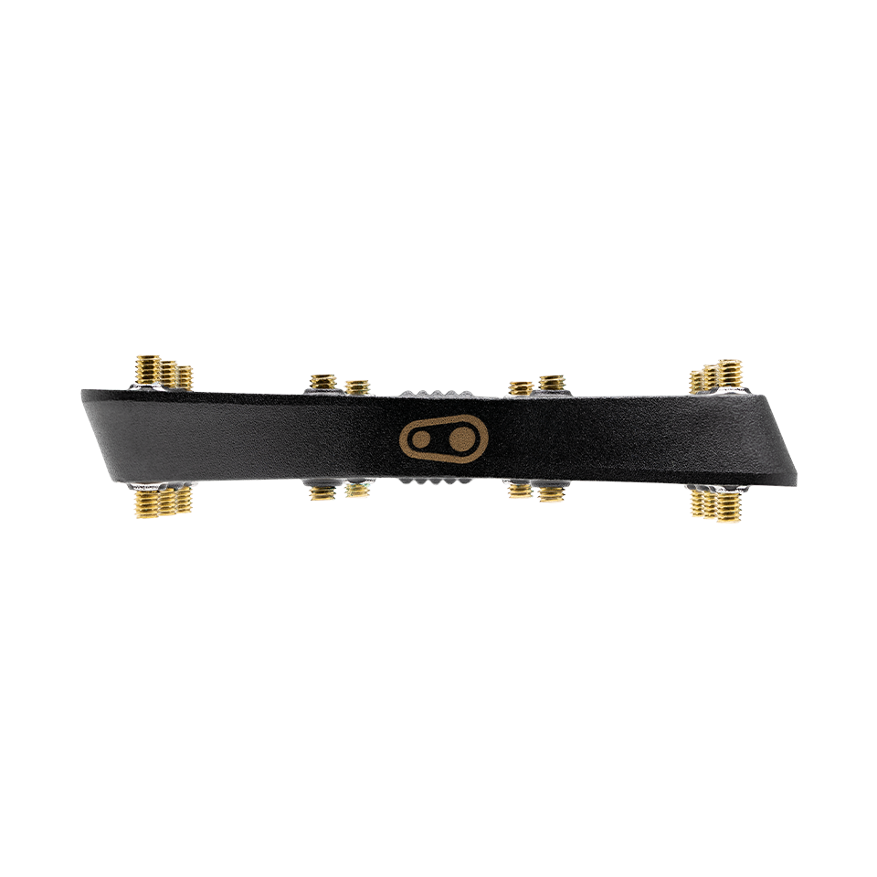 Crankbrothers Stamp 7 Large Pédales Plates Alu Noir Édition Fabio