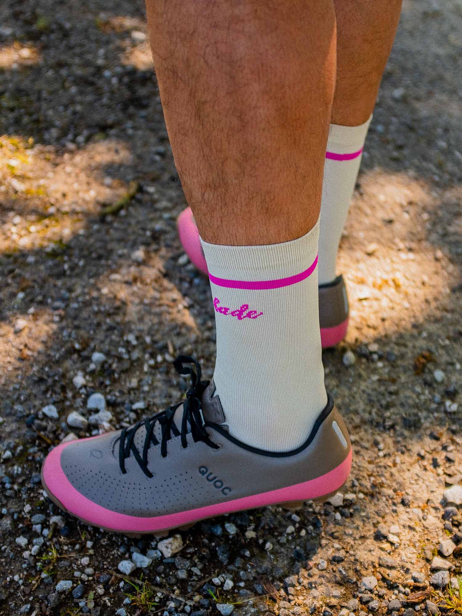 Atelier Velocidade Explore chaussettes vélo Noir 43-46 mi-mollet