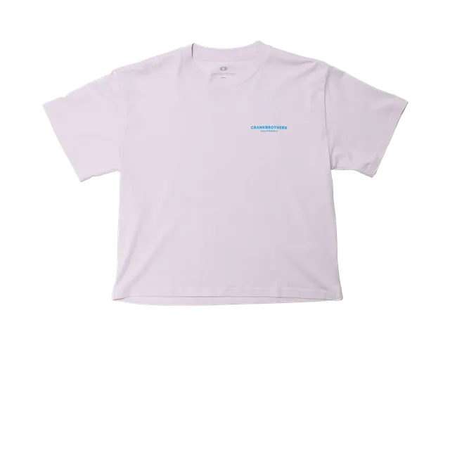 Crankbrothers Big Bend T-shirt Femme Rose 100% Coton