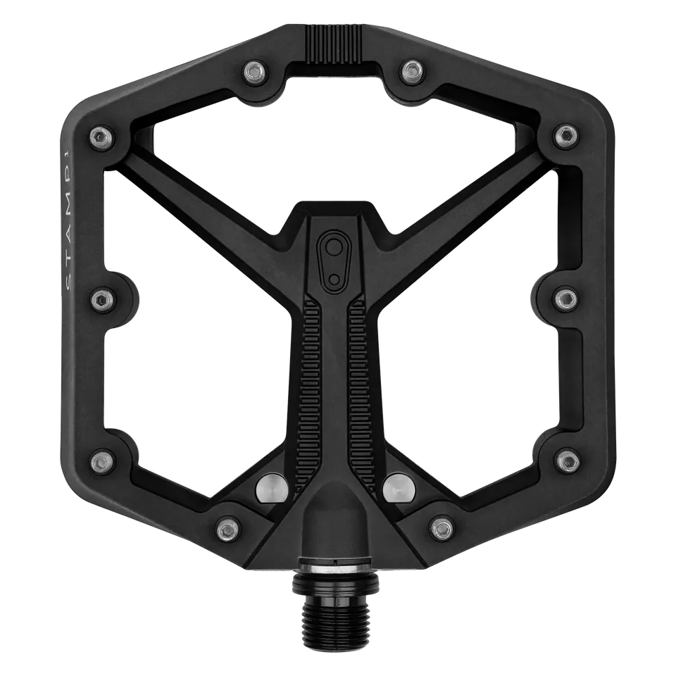 Crankbrothers Stamp 1 Gen 2 Large Pédales Plates Nylon Noir Concaves