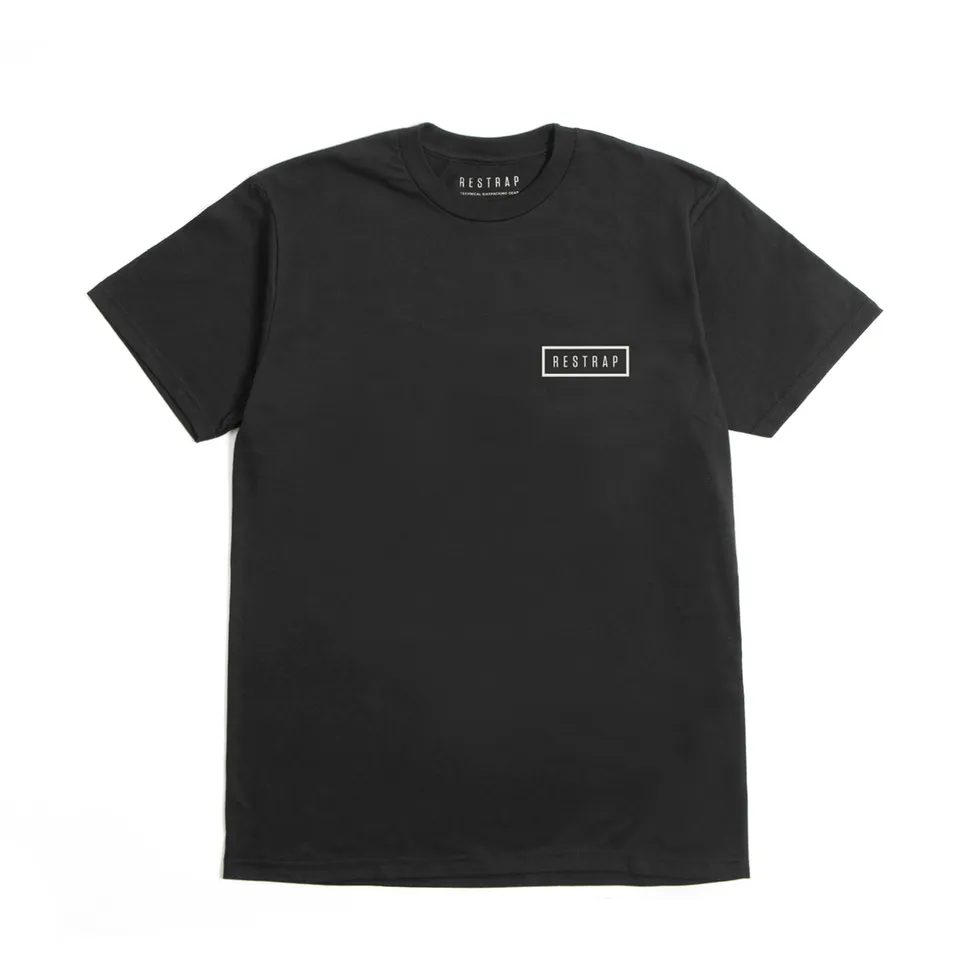 Restrap Bikepacking T-Shirt t-shirt vélo noir coton