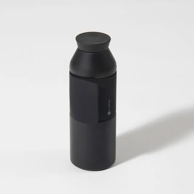Closca Travel Black gourde isotherme 450 ml inox noir