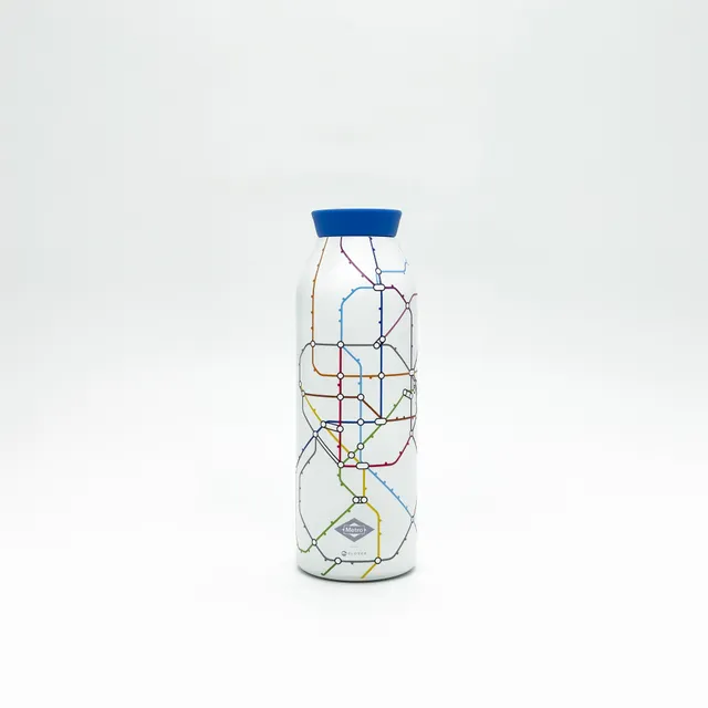 Closca Thermo Minimal Madrid Blue gourde isotherme 450ml bleue