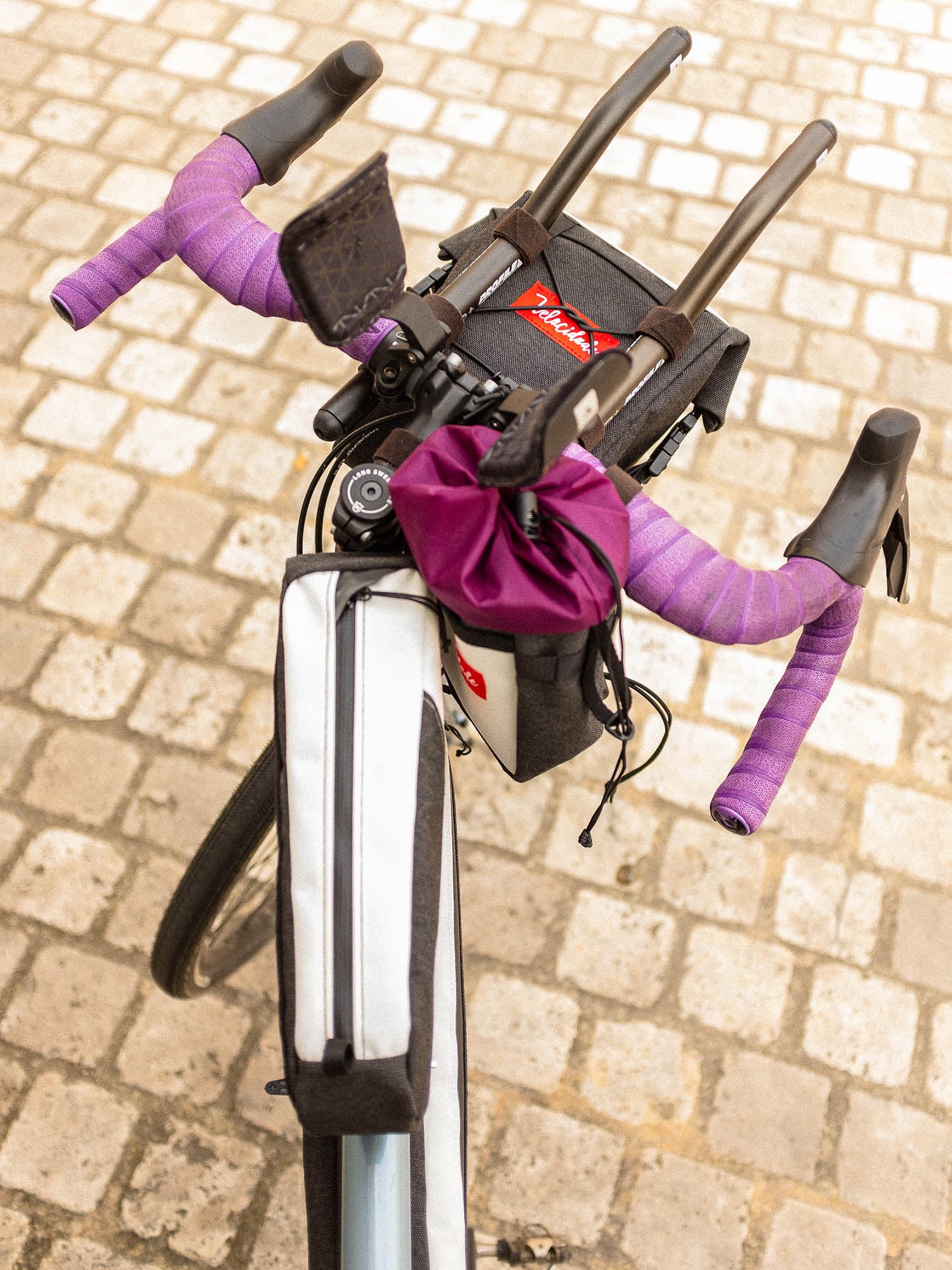Atelier Velocidade Béluga sacoche prolongateurs 4,5 L charbon