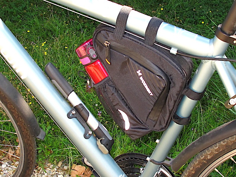 Wozinsky WBB23BK sacoche cadre vélo étanche porte-bidon