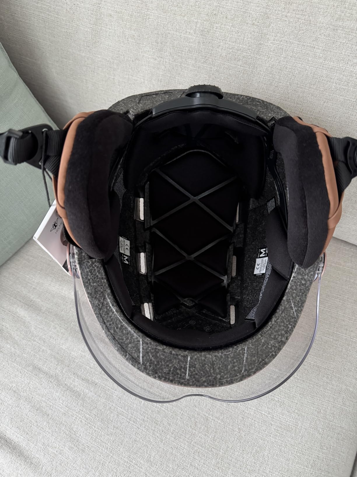 CASR Style Casque Vélo Urbain Noir Visière M 55-58 cm