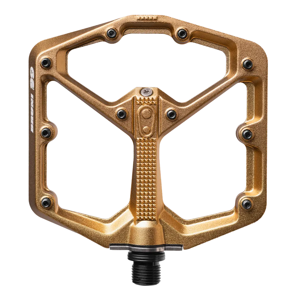 Crankbrothers Stamp 7 Large Pédales Plates Alu Bronze Édition Loïc Bruni