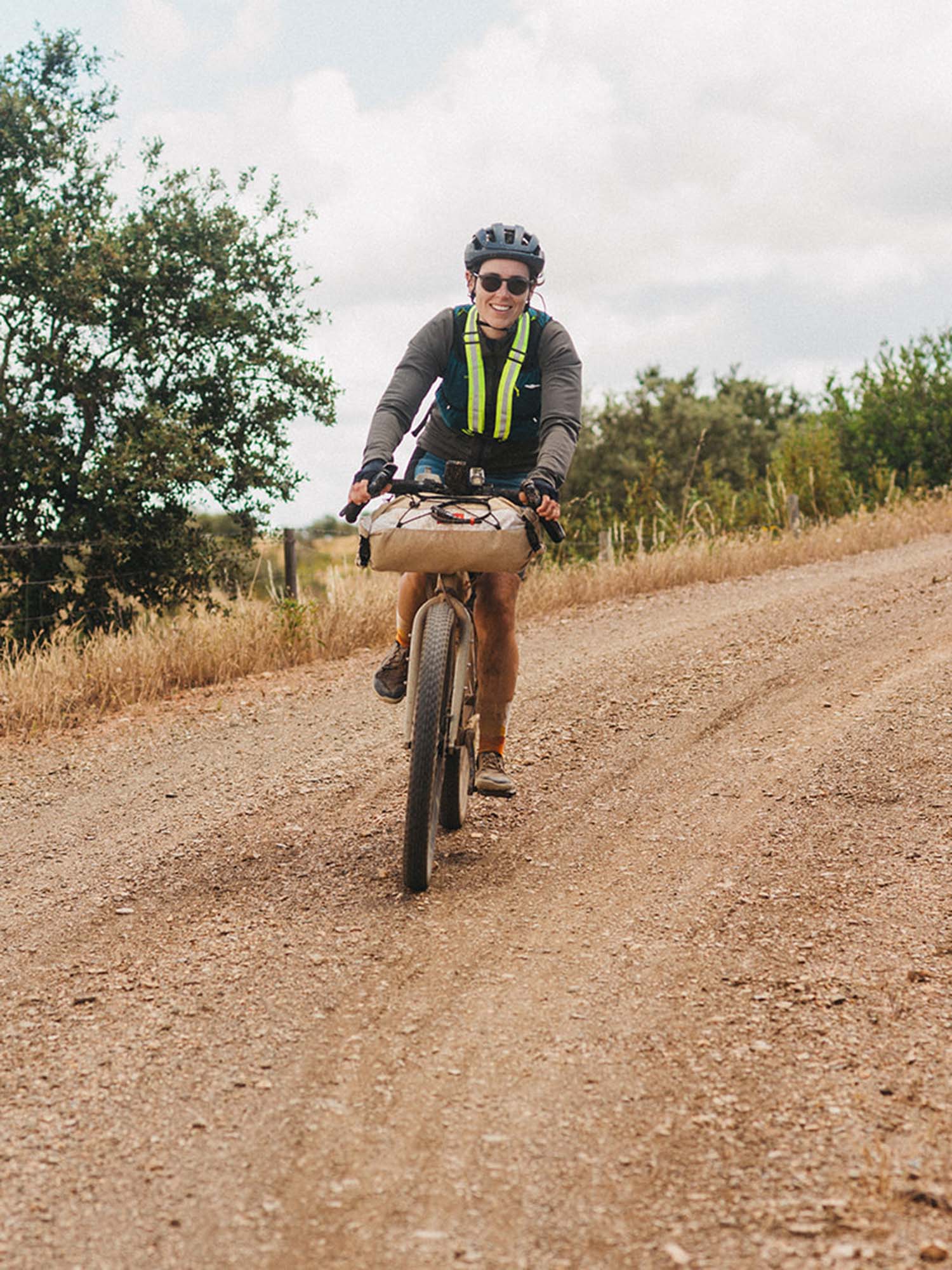 Atelier Velocidade Gravel Birds chaussettes vélo Écru 41-45