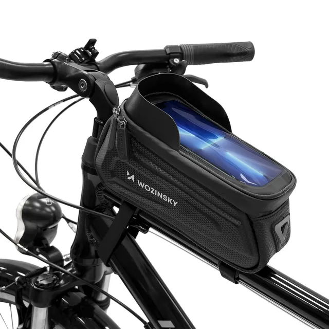 WOZINSKY Sacoches de cadre WBB28BK sacoche vélo 1,7 L noire