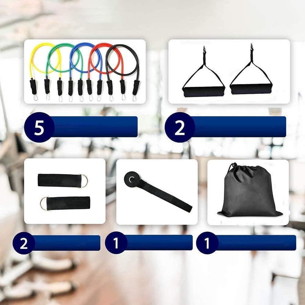 Wozinsky 5x bandes résistance fitness latex musculation