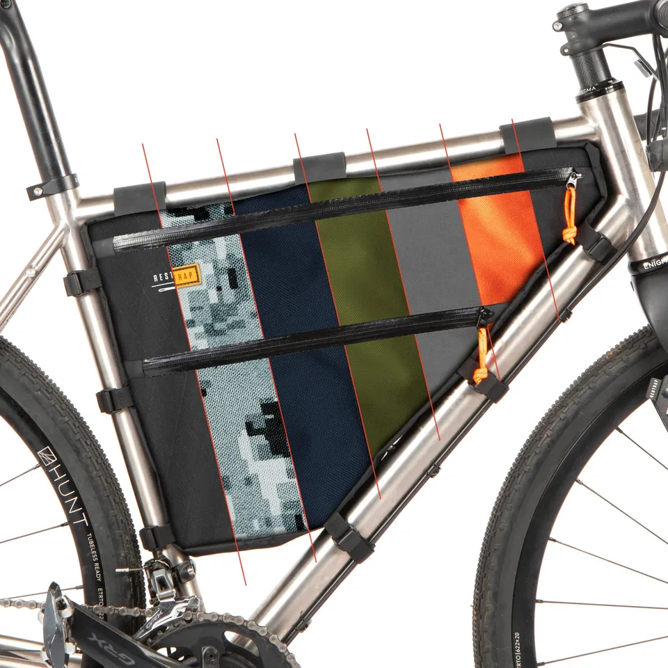 Restrap Custom Frame Bag sacoche cadre noir sur mesure