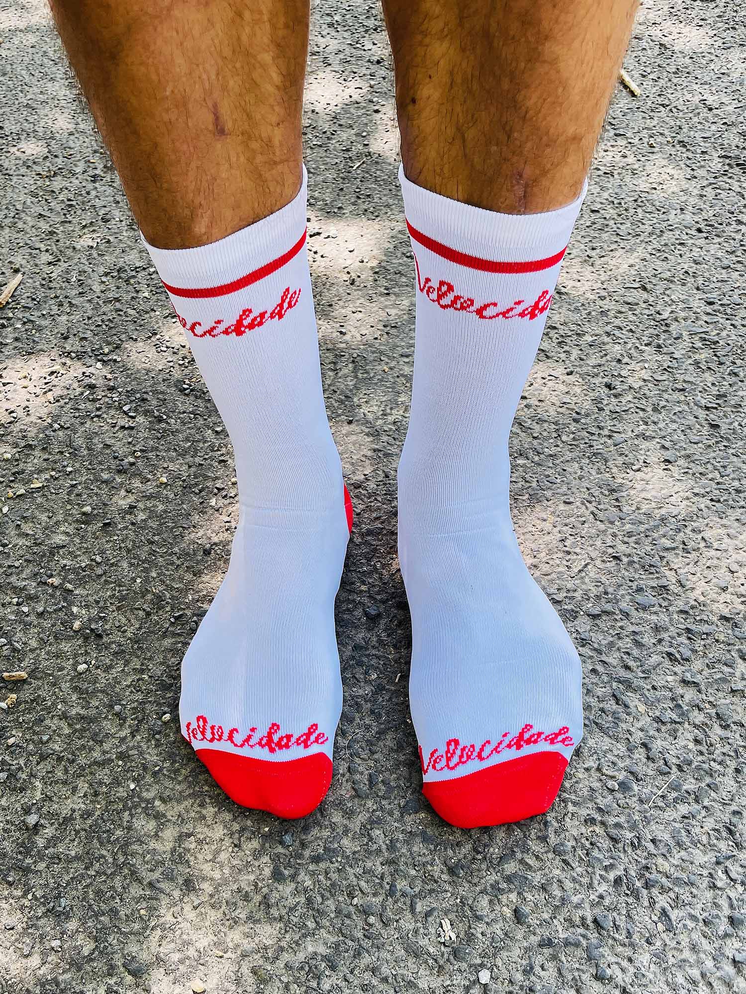 Atelier Velocidade Explore II Chaussettes Vélo Violet 41-45