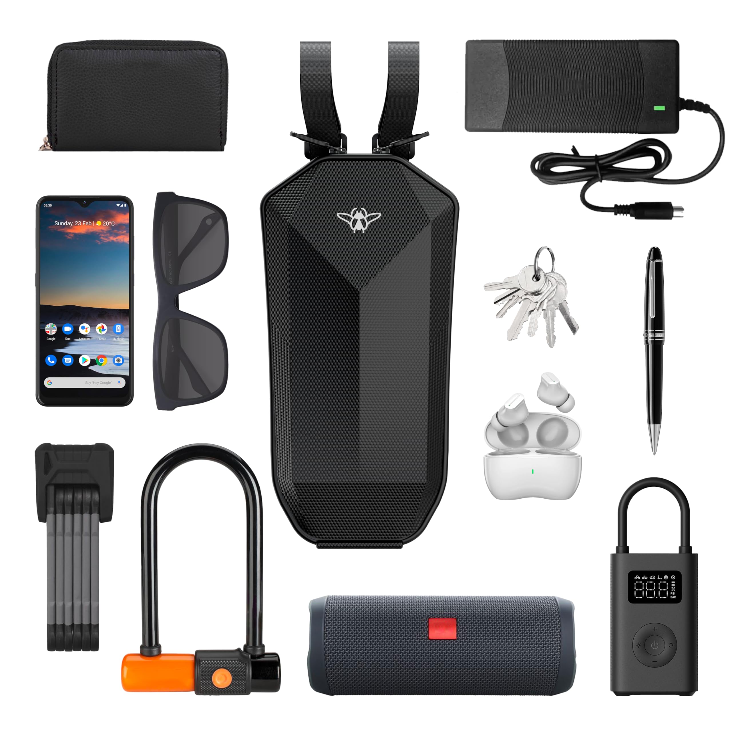 CASR Équipements Bag 4L sacoche vélo noire étanche