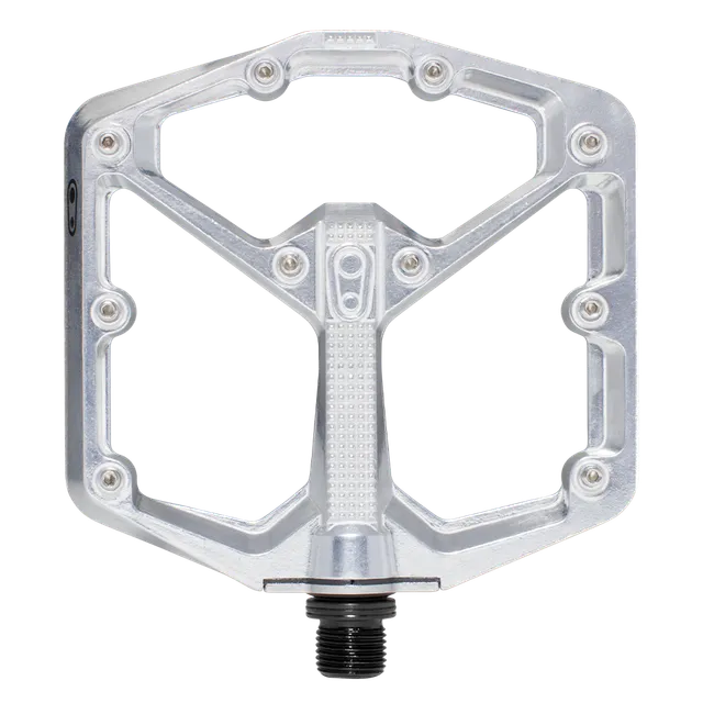Crankbrothers Stamp 7 Large pédales plates Silver alu concave