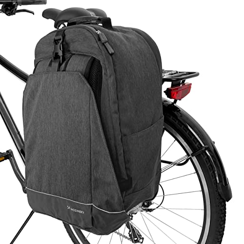 Wozinsky WBB33BK sac voyage vélo 40 L 2 en 1 étanche noir