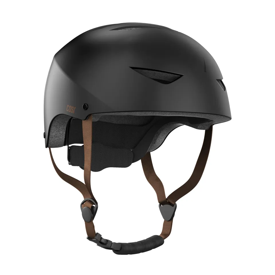 CASR Classic Casque Vélo Bol Noir Urbain Réglable Certifié EPI