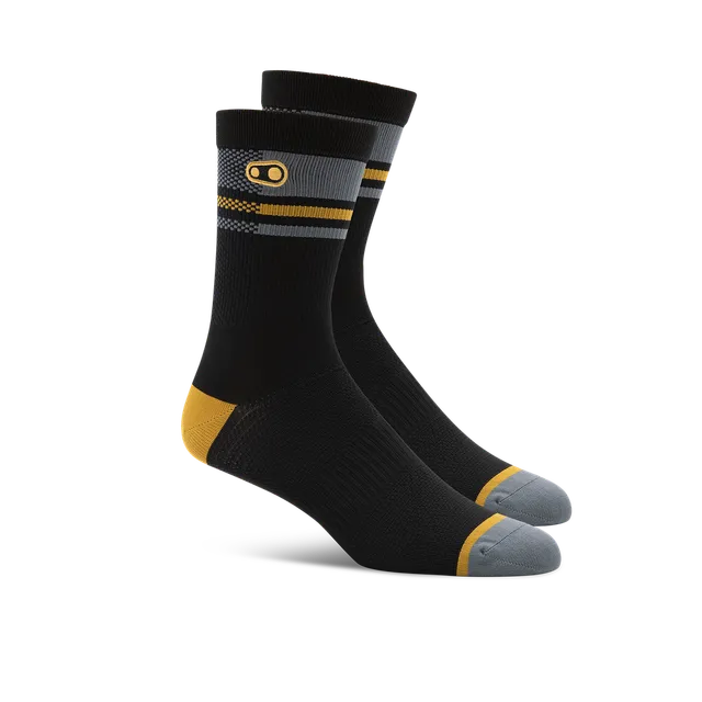 Crankbrothers Icon chaussette VTT noir/or