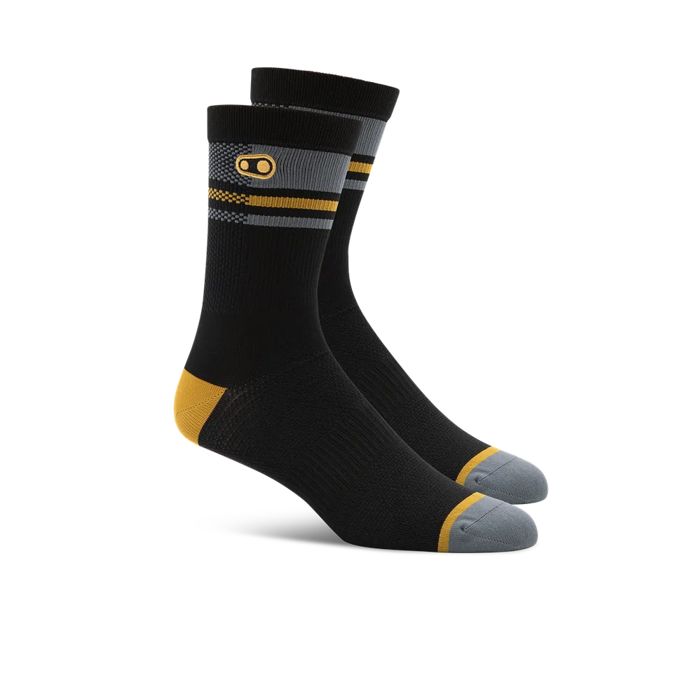 Crankbrothers Icon chaussette VTT noir/or