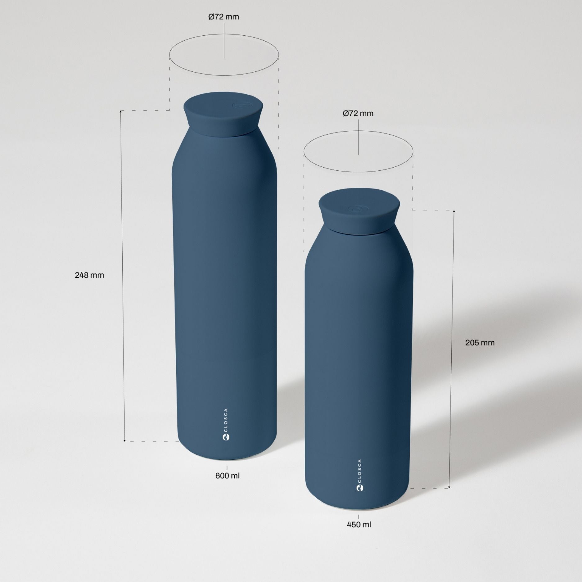 Closca Minimal Abyss gourde isotherme 450ml froid 24h