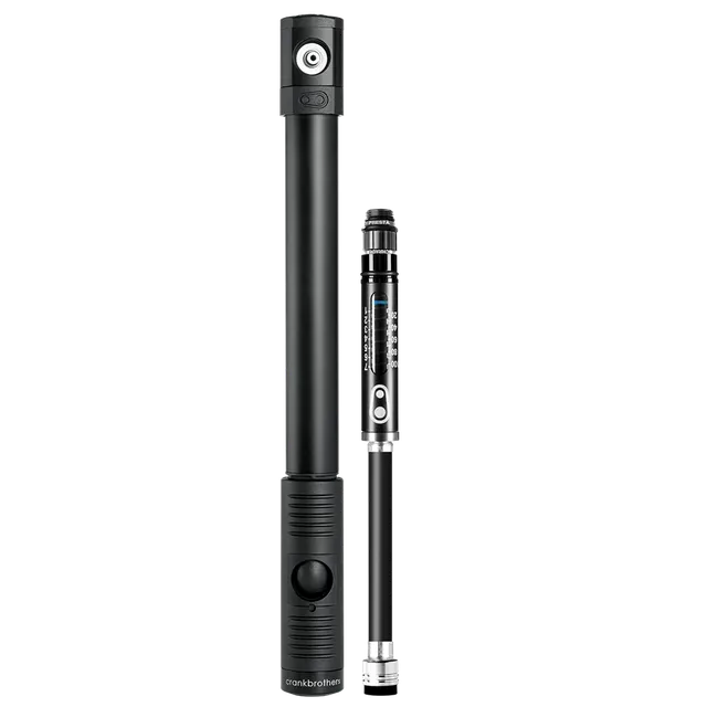 Crankbrothers Klic HP Gauge pompe vélo main manomètre Midnight
