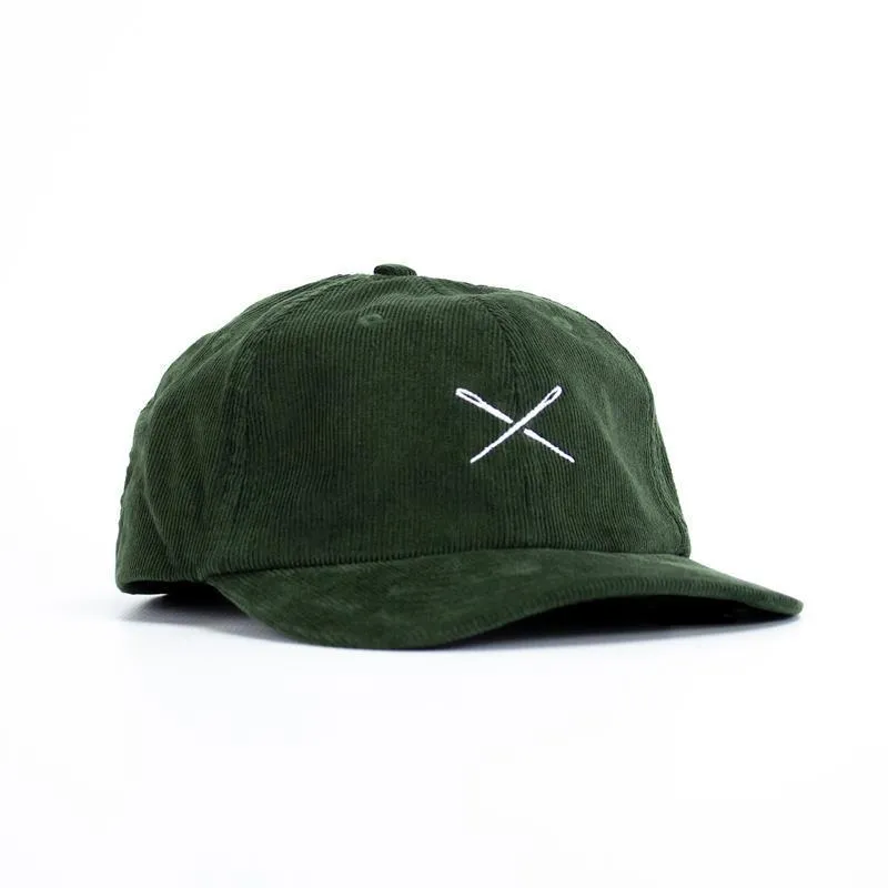 Restrap Clothing Camp Cap casquette Vert Forêt velours