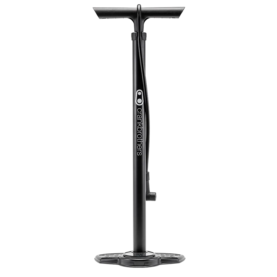 Crankbrothers Sapphire pompe à pied noire manomètre