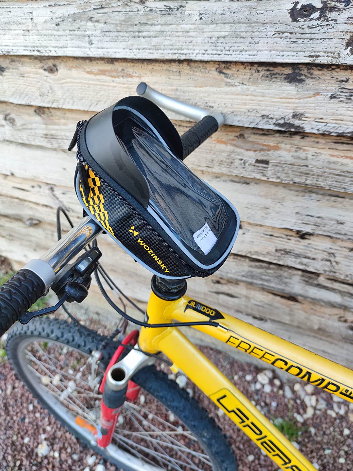 Wozinsky Sacs de guidon sacoche vélo 1 L étanche tactile