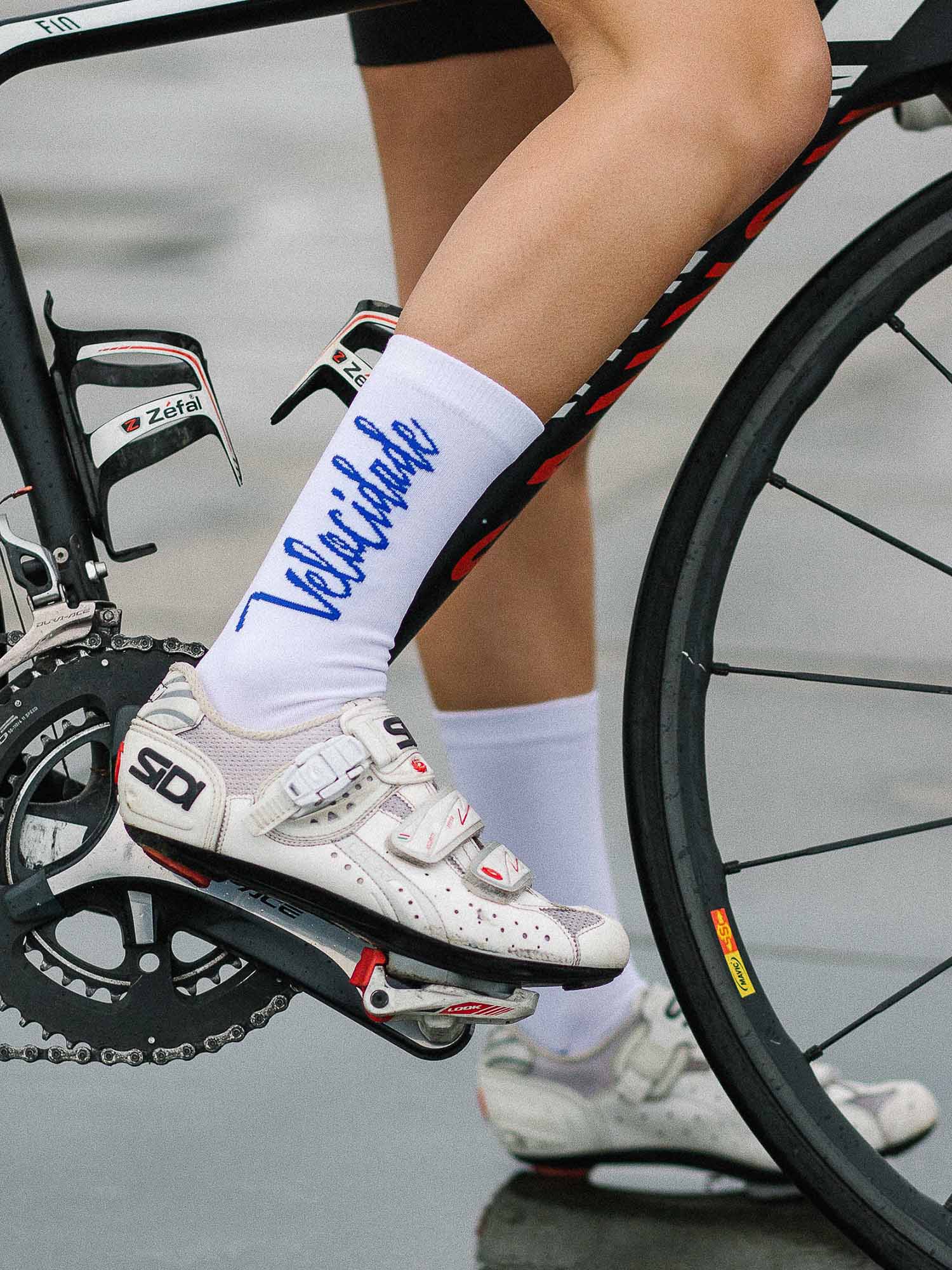 Atelier Velocidade Cadence Chaussettes Vélo Kaki 43-46